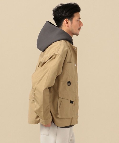 【SHIPS別注】KELTY: ウェザークロス メッシュ ノーカラー ジャケット
