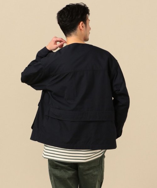 【SHIPS別注】KELTY: ウェザークロス メッシュ ノーカラー ジャケット