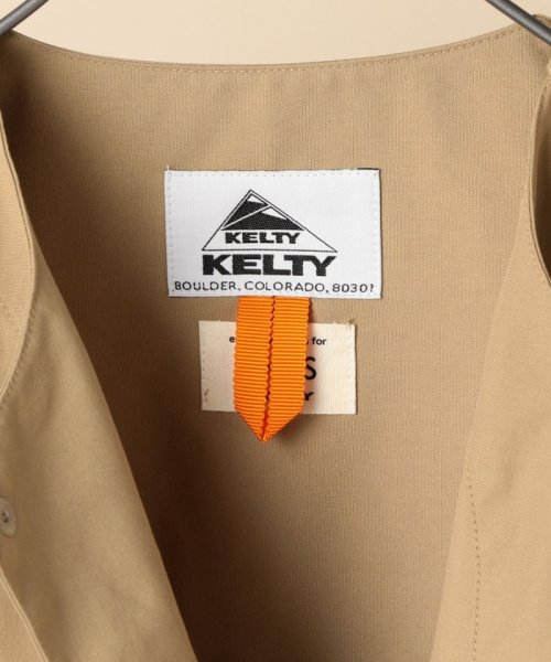 【SHIPS別注】KELTY: ウェザークロス メッシュ ノーカラー ジャケット
