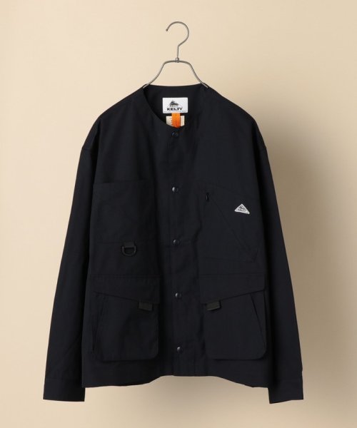 【SHIPS別注】KELTY: ウェザークロス メッシュ ノーカラー ジャケット