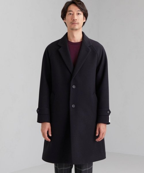 Cm Fabrica メルトン チェスター コート グリーンレーベルリラクシング Green Label Relaxing D Fashion