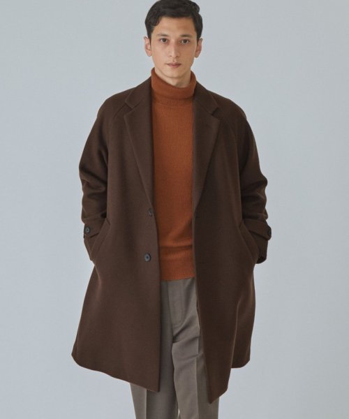 Cm Fabrica メルトン チェスター コート グリーンレーベルリラクシング Green Label Relaxing D Fashion