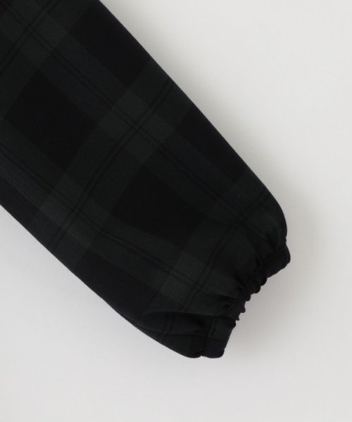 Tw ブラックウォッチ 白襟ワンピース グリーンレーベルリラクシング キッズ Green Label Relaxing Kids D Fashion