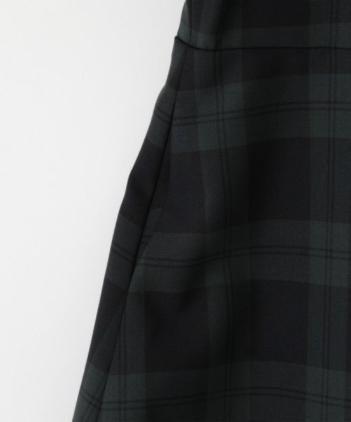 Tw ブラックウォッチ 白襟ワンピース グリーンレーベルリラクシング キッズ Green Label Relaxing Kids D Fashion