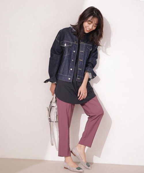 セール ノーカラーデニムジャケット ナノ ユニバース Nano Universe D Fashion セール ノーカラーデニムジャケット ナノ ユニバース Nano Universe D Fashion