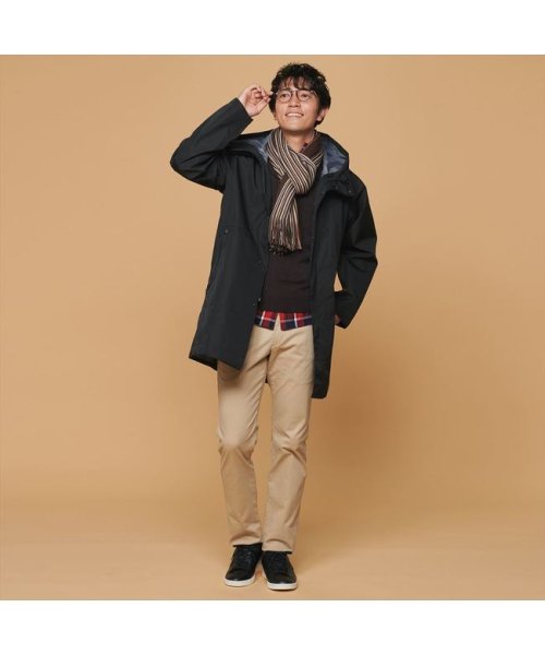 セール マフラー ビジネス ブラウン系 ストライプ柄 リバーシブル メンズ ブリックハウス Brickhouse D Fashion