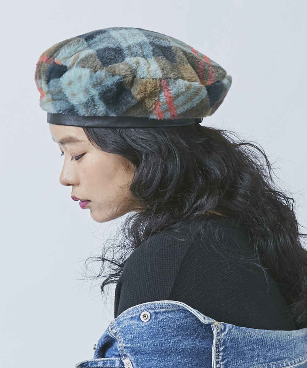 トラホ GOODENOUGH  KANGOL ベレー帽 カンゴール KANGOL KANGOL Faux Fur Beret(503657693) | KANGOL