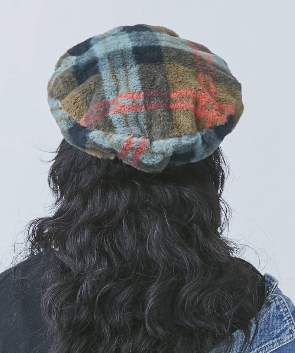 カンゴール KANGOL KANGOL Faux Fur Beret(503657693) | KANGOL