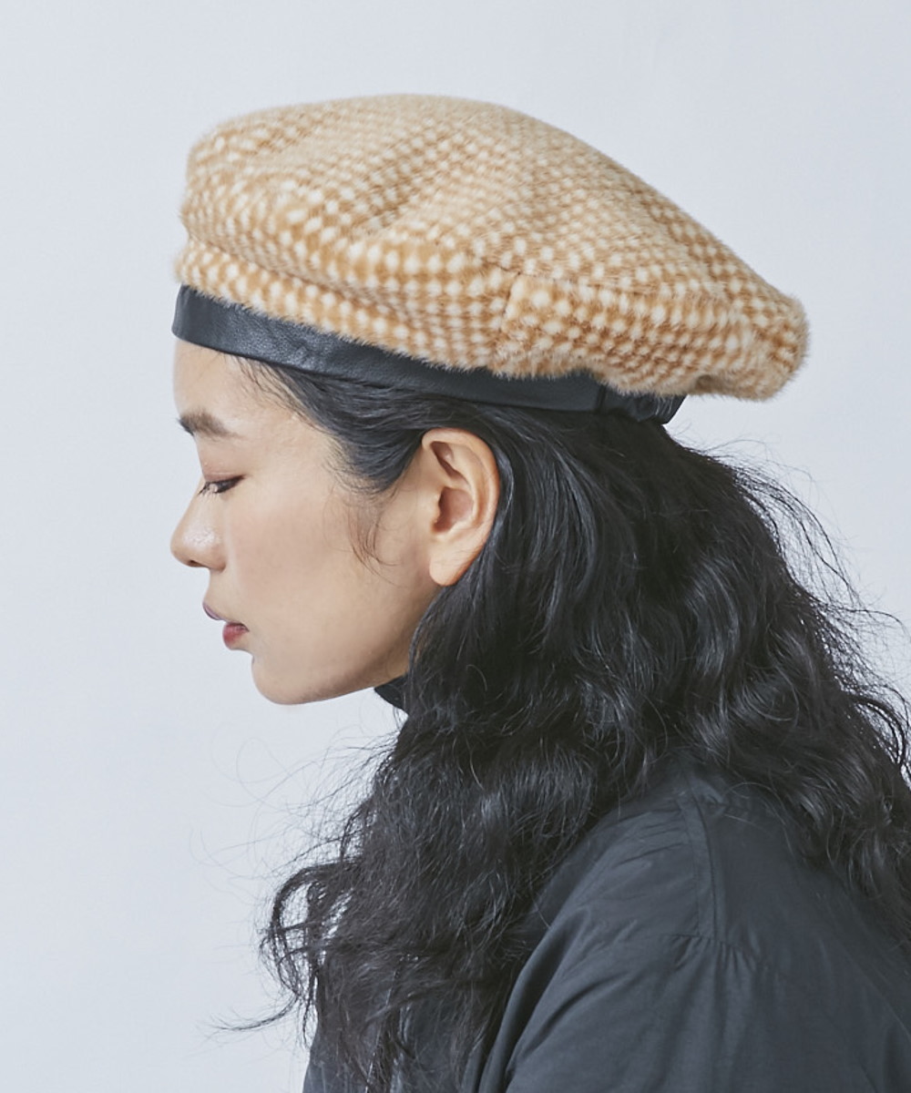 MANGA BERET | M(07) BLACK (01) | BERET | ベレー帽 | ｜帽子