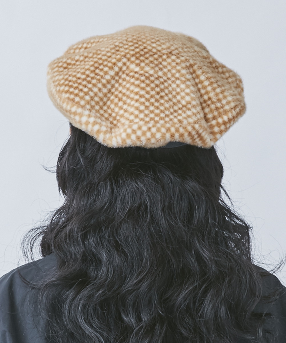 カンゴール KANGOL KANGOL Faux Fur Beret(503657693) | KANGOL