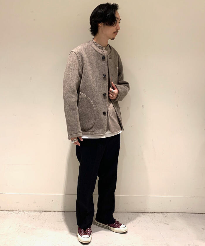 DANTON（ダントン）の「DANTON/ダントン ノーカラーVネック