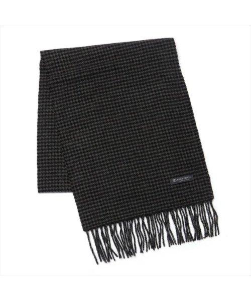 セール マフラー ビジネス ウールカシミア 黒系 千鳥格子柄 メンズ ブリックハウス Brickhouse D Fashion セール マフラー ビジネス ウールカシミア 黒系 千鳥格子柄 メンズ ブリックハウス Brickhouse D Fashion