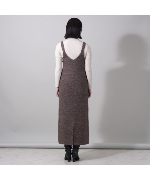ネップヤーンニットワンピース セットアップ可 Euclaid Euclaid D Fashion ネップヤーンニットワンピース セットアップ可 Euclaid Euclaid D Fashion