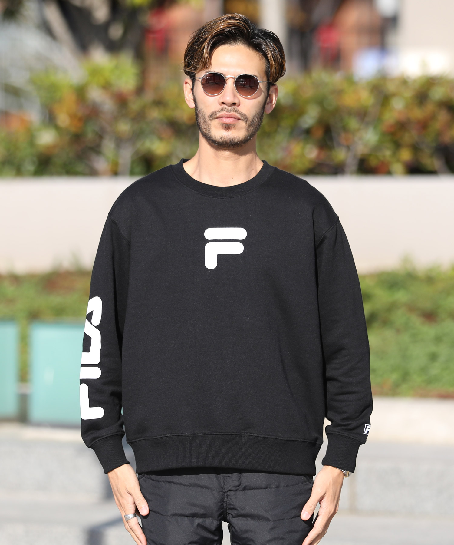 SALENEW大人気! FILA フィラ M スウェットトレーナー プルオーバー