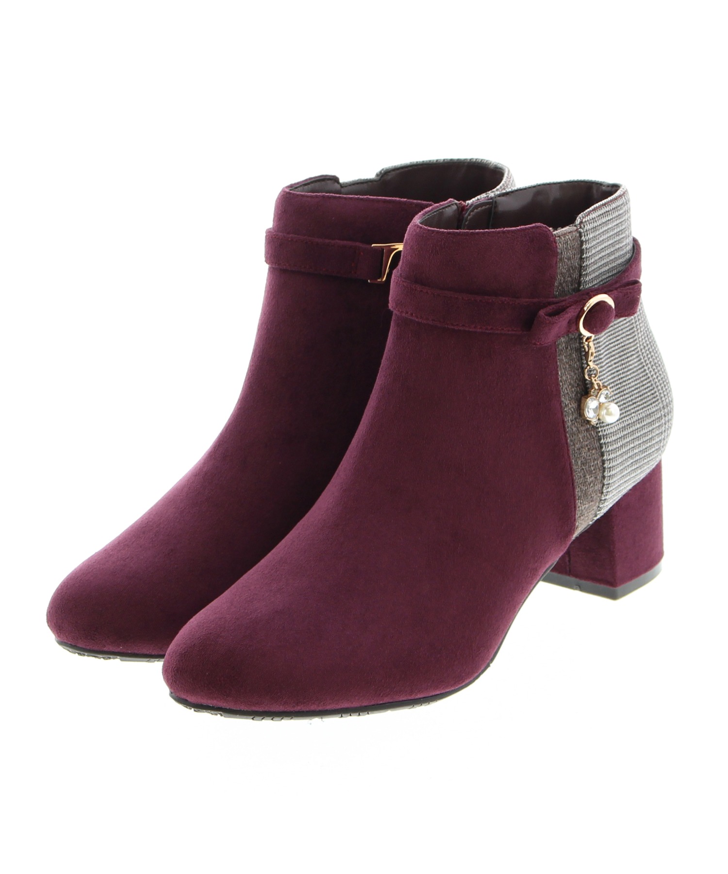 ジェリービーンズ　JELLY BEANS　シアービジューショート　ブーツ セール 50%OFF】シアービジューショートブーツ(505829756