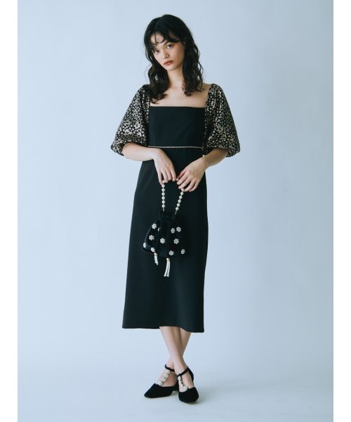 L B Candy Stock ビジューチェーンワンピース リリー ブラウン Lily Brown D Fashion L B Candy Stock ビジューチェーンワンピース リリー ブラウン Lily Brown D Fashion