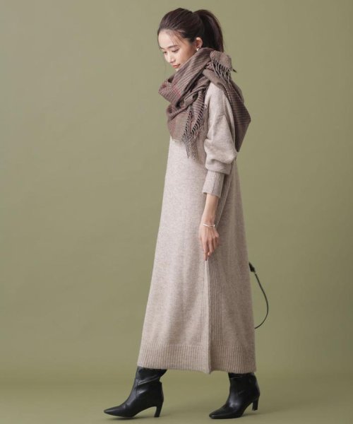 クーポン セール40 Off Static Care マキシニットワンピース ナノ ユニバース Nano Universe D Fashion