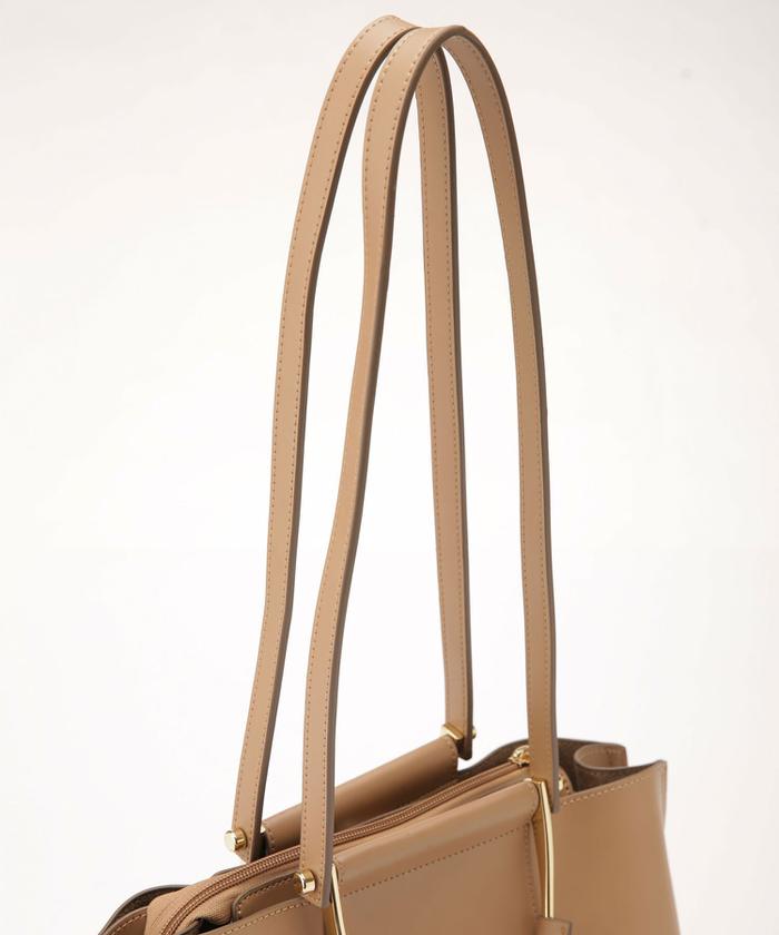 CHARLES & KEITH クラシックダブルハンドル トートバッグ 【再