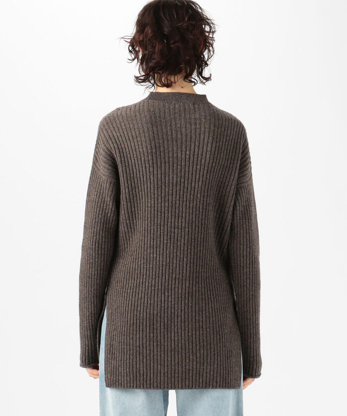 セール】ウールカシミヤリブ ビルドネックプルオーバー(503674294 セール】ウールカシミヤリブ ビルドネックプルオーバー(503674294