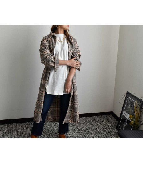 Me Love By Argo Tokyo チェックシャツワンピース アウター ロングコート コートレディース コート韓国ファッション シャツ 冬秋服 ワ アルゴトウキョウ Argo Tokyo D Fashion Me Love By Argo Tokyo チェックシャツワンピース アウター ロングコート コートレディース コート韓国ファッション シャツ 冬秋服 ワ アルゴトウキョウ Argo Tokyo D Fashion