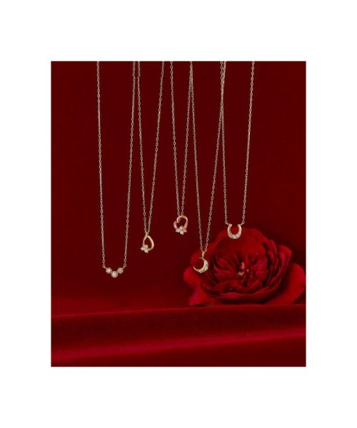 シンプルハートダイヤネックレス サマンサティアラ Samantha Tiara D Fashion