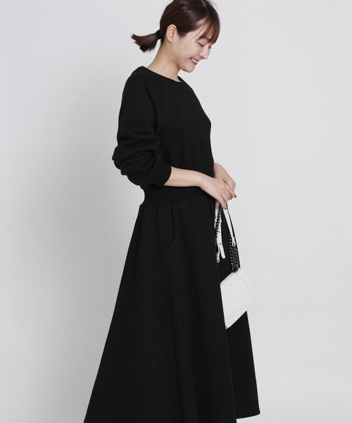 セール 裏起毛ロングワンピース マーサ Martha D Fashion セール 裏起毛ロングワンピース マーサ Martha D Fashion