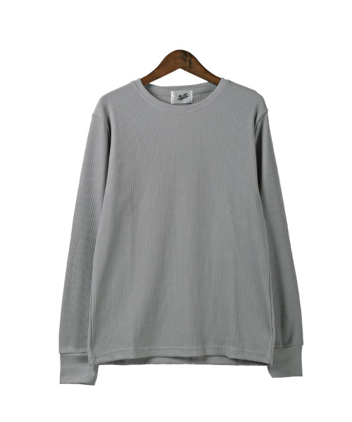セール10%OFF】ラグスタイル LUXSTYLE ワッフルクルーネック長袖