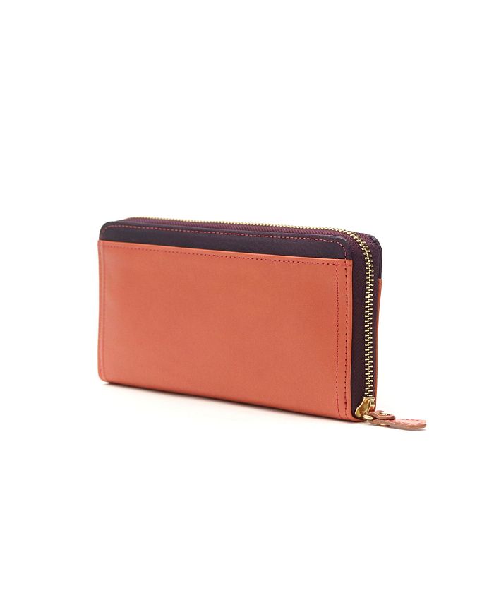 極美品 Dakota ダコタ 長財布 ブラウン レザー ラウンドファスナー ダコタ Dakota ダコタ 長財布 Dakota 財布 ラウンドファスナー