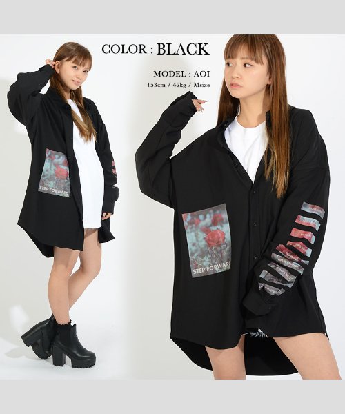 セール 薔薇 シャツ メンズ 長袖 レディース ロングシャツ ビッグシャツ 長袖シャツ 丈長 ロング丈 ビッグシルエット シャツ 長袖 シャツワンピ プリントシャツ バ ワンフォークロージング 1111clothing D Fashion セール 薔薇 シャツ メンズ 長袖 レディース ロングシャツ ビッグシャツ 長袖シャツ 丈長 ロング丈 ビッグシルエット シャツ 長袖 シャツワンピ プリントシャツ バ ワンフォークロージング 1111clothing D Fashion