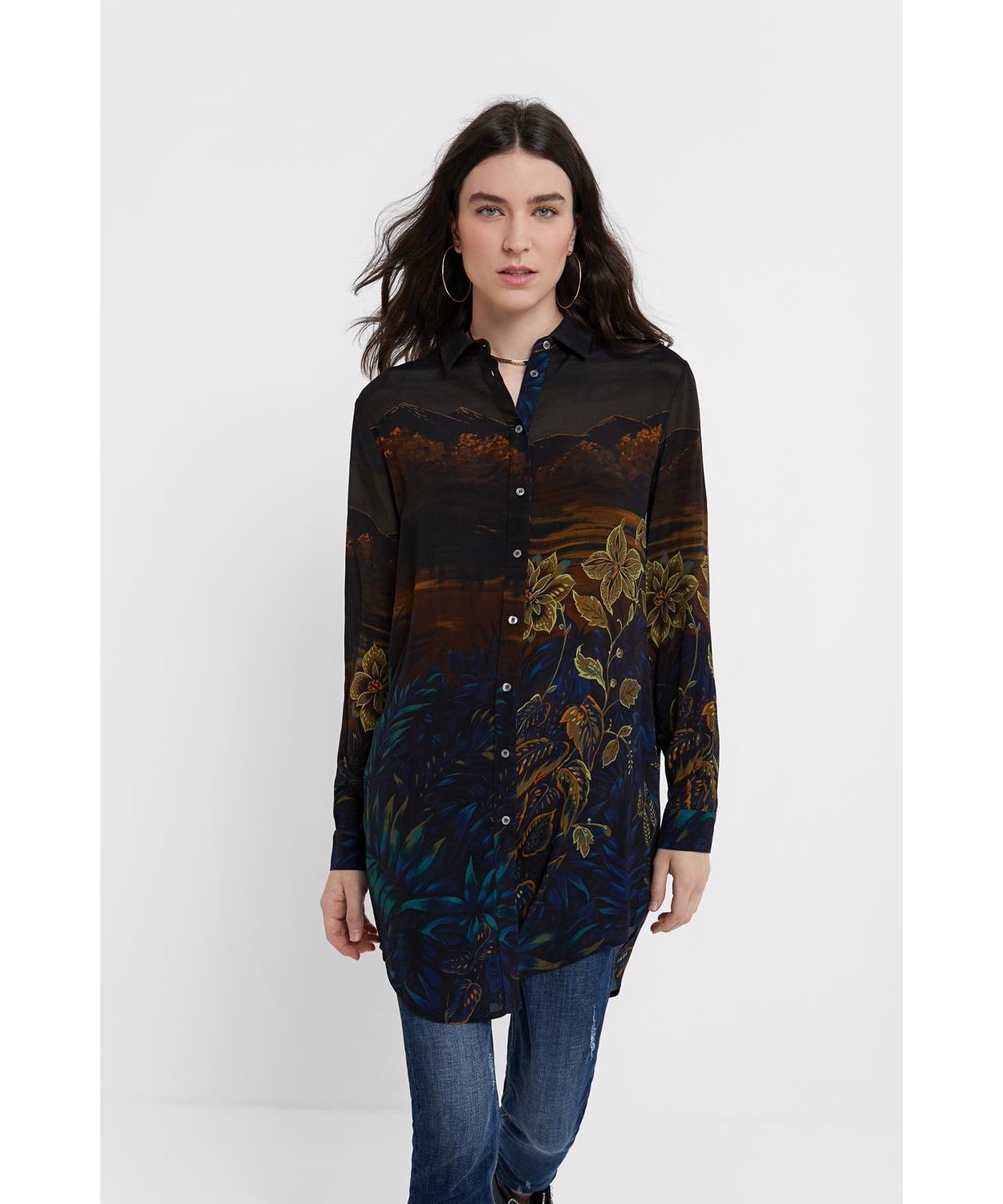 デシグアル Desigual ロゴ マキシショルダーバッグ （グレー