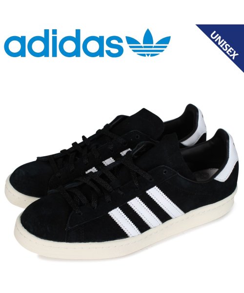 アディダス オリジナルス adidas Originals キャンパス 80s スニーカー メンズ レディース CAMPUS 80s ブラック 黒 FW5046(503679108) アディダス(adidas) d fashion アディダス ADIDAS アディダス レスポンス ブーツ コア 黒色 ブラック 白色 ホワイト
