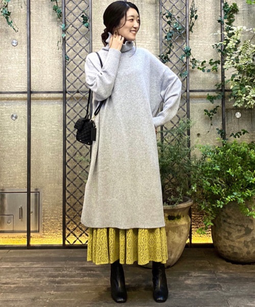 セール 30%OFF】撚り杢ニットワンピース(503508506) | ナノ