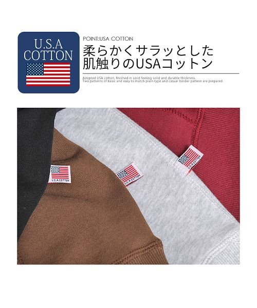 Goodwear グッドウェア Usaコットンビッグシルエットクルーネック長袖トレーナー グッドウェア Goodwear D Fashion