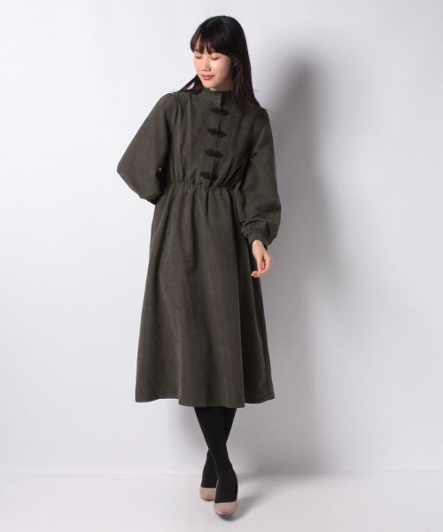 セール ピーチチャイナボタンワンピース オリーブデオリーブ Olive Des Olive D Fashion