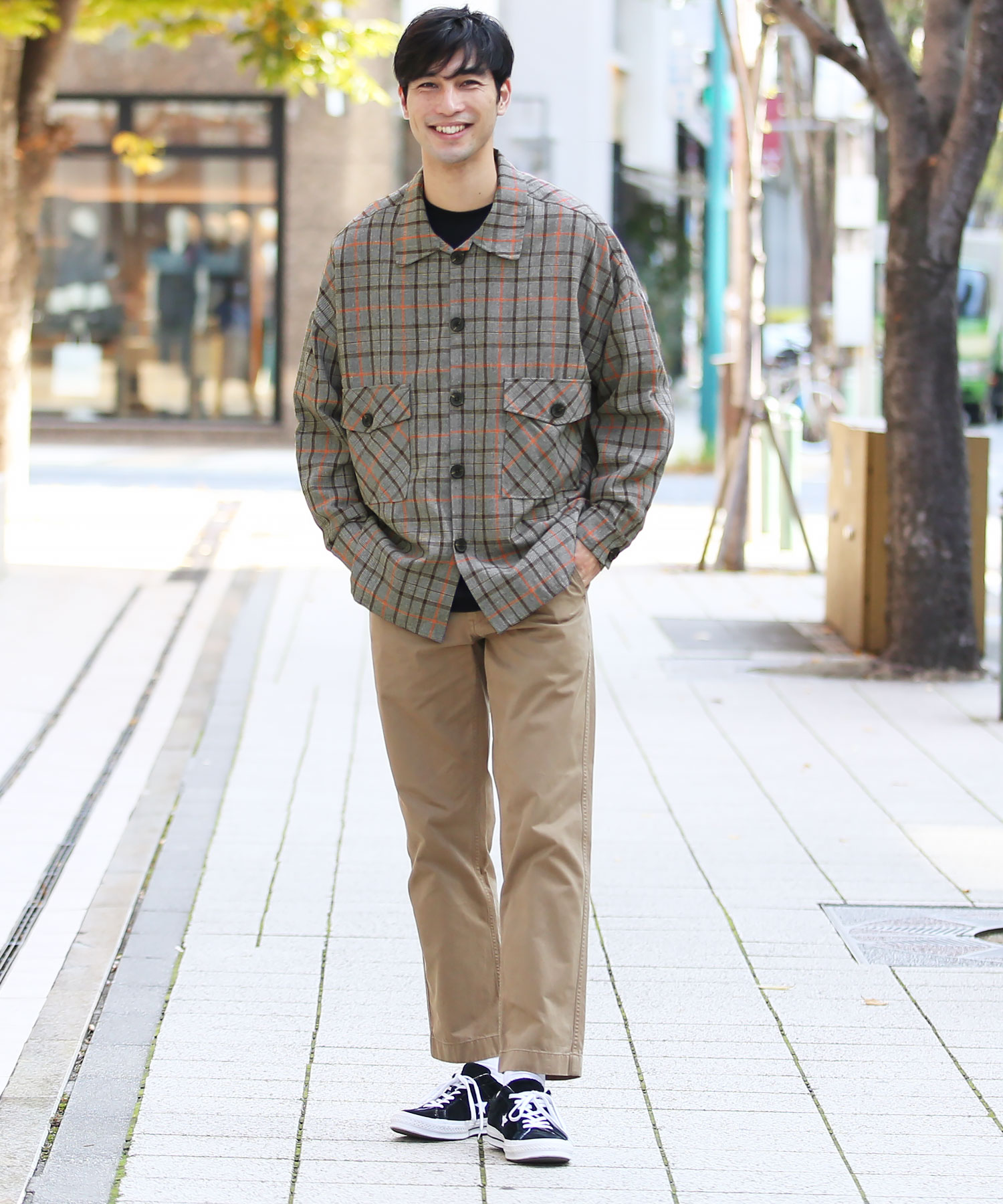 ジギーズショップ JIGGYS SHOP ビッグシルエットチェック ジギーズショップ JIGGYS SHOP ビッグシルエットチェック