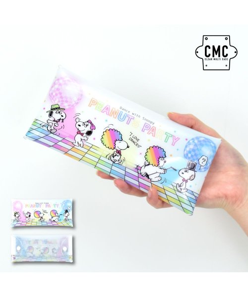 スヌーピー ペンケース 筆箱 小物入れ クリアマルチケース Lサイズ ランナー Runner D Fashion スヌーピー ペンケース 筆箱 小物入れ クリアマルチケース Lサイズ ランナー Runner D Fashion