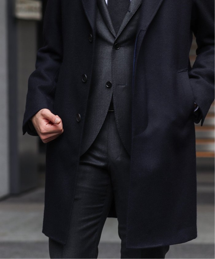 EDIFICE エディフィス ベルテッドコート ウールカシミヤ www.dinh.dk