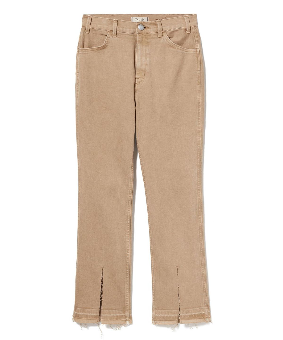 セール】【新色追加】COEL×YANUK スリットデニムパンツ セール】【新色追加】COEL×YANUK スリットデニムパンツ