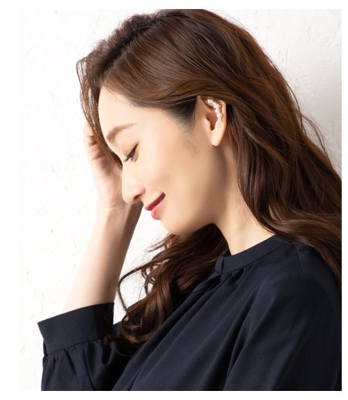 艶めくバブルパールが連なる片耳用イヤーカフクリップ クリームドット Cream Dot D Fashion 艶めくバブルパールが連なる片耳用イヤーカフクリップ クリームドット Cream Dot D Fashion