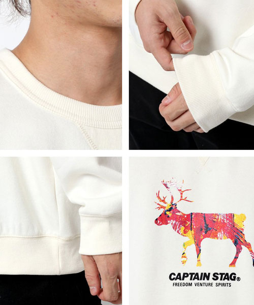 CAPTAIN STAG】キャプテンスタッグ ペイントスウェット