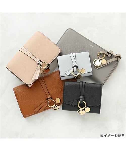 Chloe クロエ Chc17ap946h9q Portafogli Alphabet レザー 三つ折り財布 スモール ミニ財布 豆財布 24l Blush クロエ Chloe D Fashion