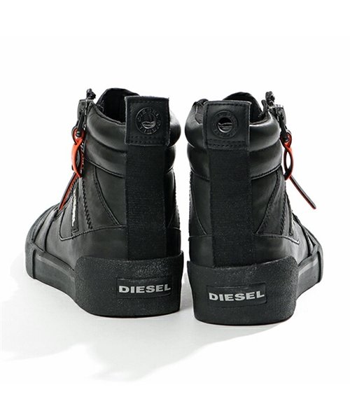 セール 10%OFF】【DIESEL(ディーゼル)】Y01988 PR013 S－DVELOWS レザー ハイカット スニーカー シューズ  T8013/BLACK 靴 メンズ(503679299) ディーゼル(DIESEL) d fashion
