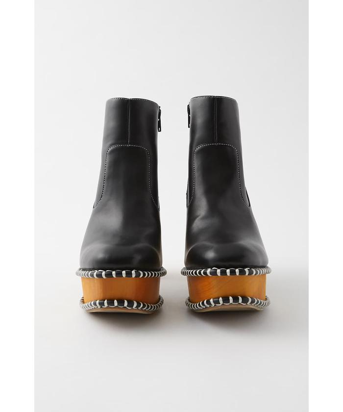 クーポン】WOOD SOLE ブーツ(503701376) | マウジー(moussy) - d fashion