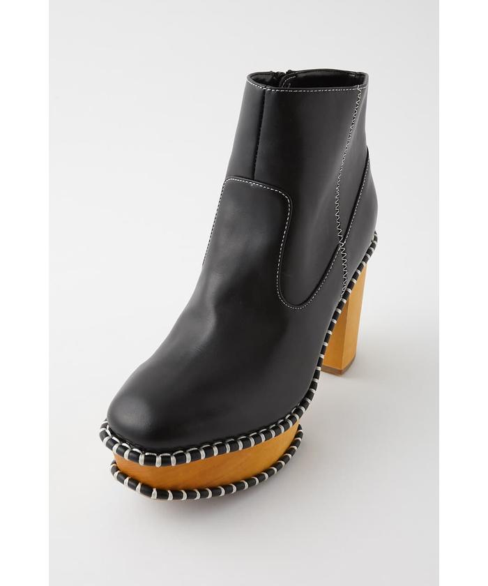 クーポン】WOOD SOLE ブーツ(503701376) | マウジー(moussy) - d fashion
