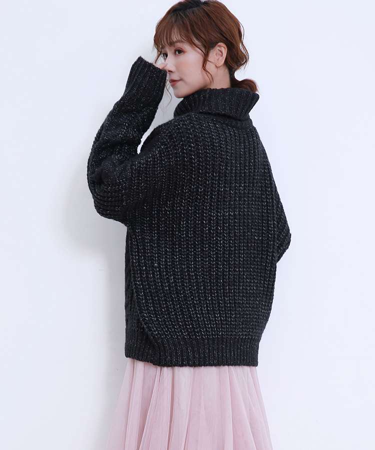 セール30%OFF】ドゥー ベル Doux Belle オフタートルネックゆる