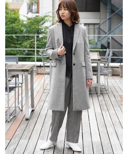 セール 40%OFF】ウールカシミヤ チェスターコート(502514238 