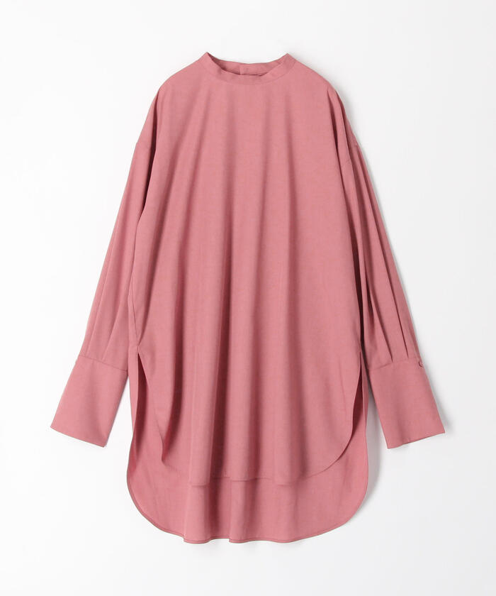 セール 40%OFF】レーヨンポリエステルポプリン スタンドネック