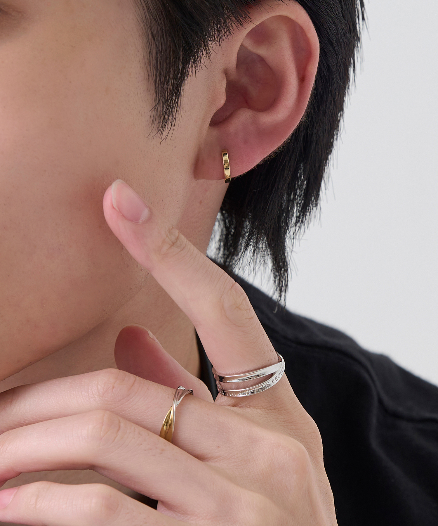 ジュピター JUPITER 【オーダー】K10ストレートフープピアス