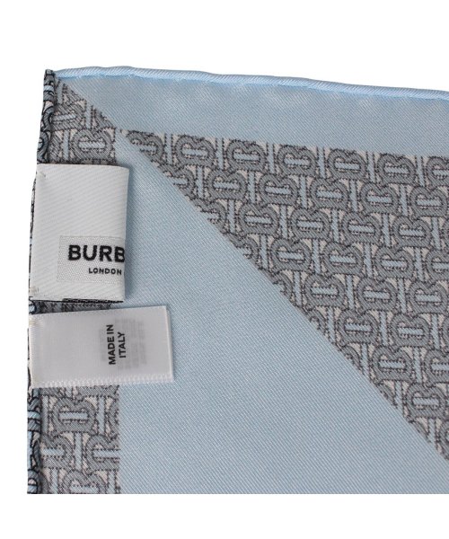 バーバリー BURBERRY チーフ ポケットチーフ メンズ シルク 結婚式 イタリア製 MONOGRAM PANEL POCKET CHIEF  レッド ブルー(503706088) | バーバリー(BURBERRY) - d fashion