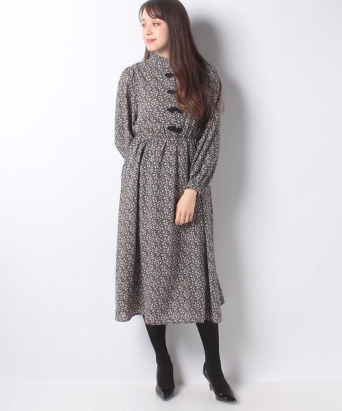 セール 単色花柄チャイナボタンワンピース オリーブデオリーブ Olive Des Olive D Fashion セール 単色花柄チャイナボタンワンピース オリーブデオリーブ Olive Des Olive D Fashion